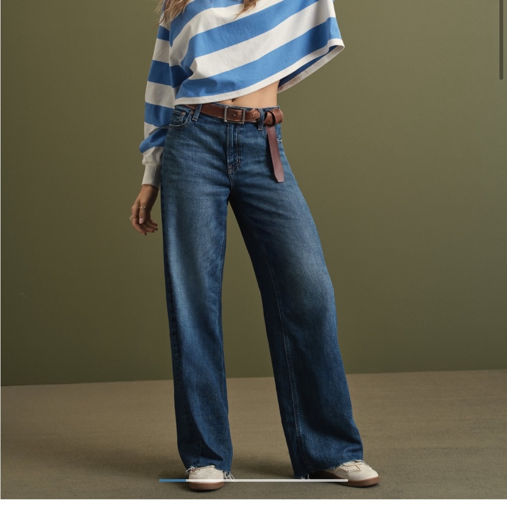 Classic American eagle dreamy drape High rise